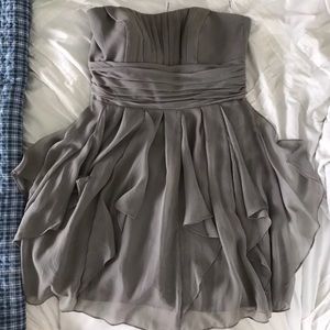 Grey Homecoming/Bridesmaid Dress